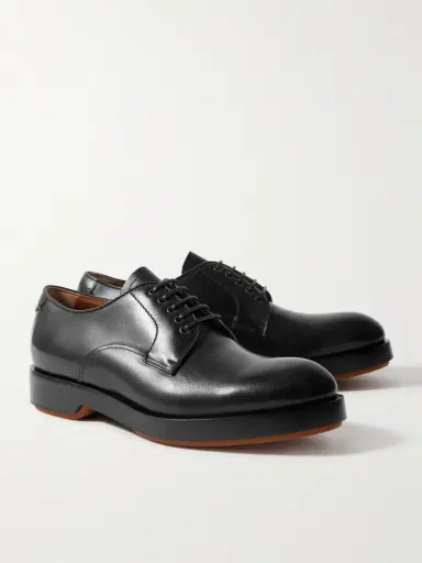 Zegna Udine Leather Derby Shoes - Men | Thumbnail 4 Zegna Udine Leather Derby Shoes - Men | Thumbnail 4