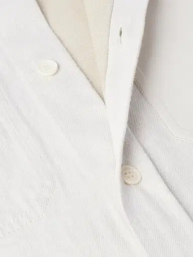 Zegna Leather-Trimmed Denim Overshirt - Men | Thumbnail 4 Zegna Leather-Trimmed Denim Overshirt - Men | Thumbnail 4