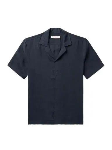 Orlebar Brown Maitan Camp-Collar Linen Shirt - Men | Thumbnail 1