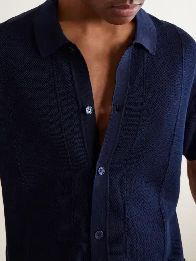 Orlebar Brown Tiernan Ribbed Cotton Polo Shirt - Men | Thumbnail 4 Orlebar Brown Tiernan Ribbed Cotton Polo Shirt - Men | Thumbnail 4