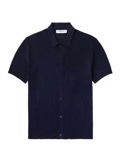 Orlebar Brown Tiernan Ribbed Cotton Polo Shirt - Men | Thumbnail 1 Orlebar Brown Tiernan Ribbed Cotton Polo Shirt - Men | Thumbnail 1