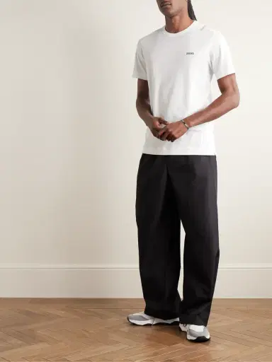 Zegna Slim-Fit Logo-Embroidered Cotton-Jersey T-Shirt - Men | Thumbnail 2 Zegna Slim-Fit Logo-Embroidered Cotton-Jersey T-Shirt - Men | Thumbnail 2
