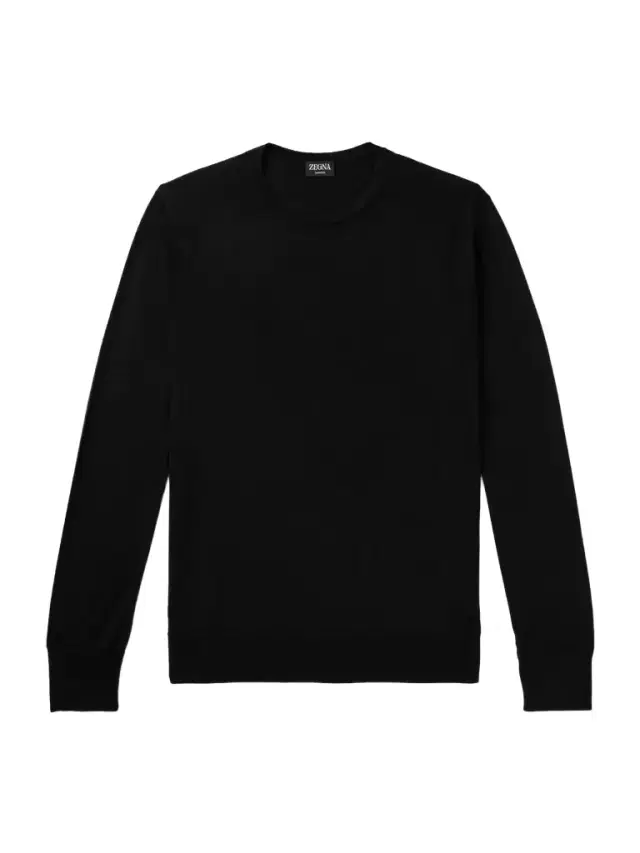 Zegna Cashmere and Silk-Blend Sweater - Men