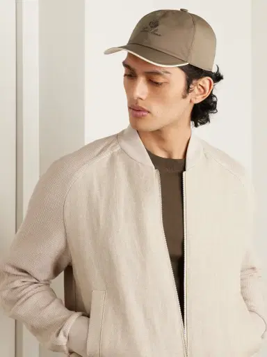 Loro Piana Logo-Embroidered Storm System® Shell Baseball Cap - Men | Thumbnail 2