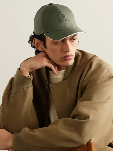 Loro Piana Logo-Embroidered Storm System® Shell Baseball Cap - Men | Thumbnail 2