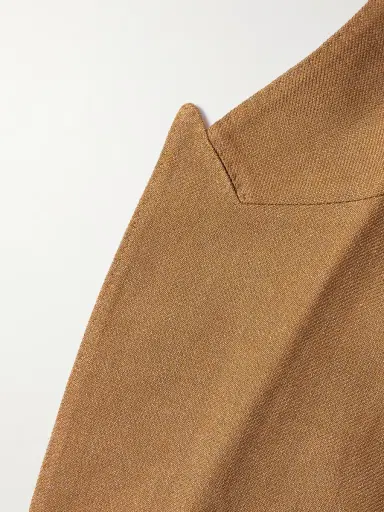 Zegna Double-Breasted Linen and Wool-Blend Suit Jacket - Men | Thumbnail 5 Zegna Double-Breasted Linen and Wool-Blend Suit Jacket - Men | Thumbnail 5