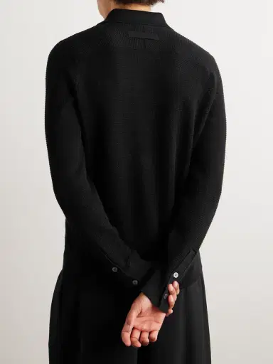 Zegna Slim-Fit Cotton and Silk-Blend Polo Shirt - Men | Thumbnail 3 Zegna Slim-Fit Cotton and Silk-Blend Polo Shirt - Men | Thumbnail 3