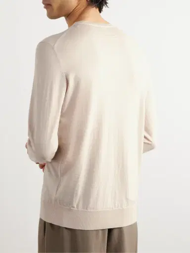 Zegna Cashmere and Silk-Blend Sweater - Men | Thumbnail 4