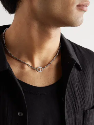 Hoorsenbuhs 18-Karat White Gold Diamond Necklace - Men | Thumbnail 2 Hoorsenbuhs 18-Karat White Gold Diamond Necklace - Men | Thumbnail 2