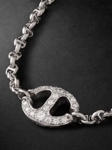Hoorsenbuhs 18-Karat White Gold Diamond Necklace - Men | Thumbnail 4 Hoorsenbuhs 18-Karat White Gold Diamond Necklace - Men | Thumbnail 4