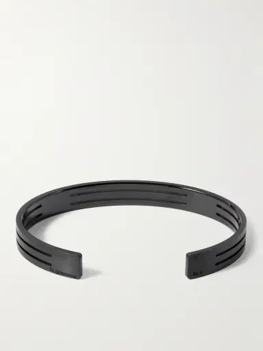 LE GRAMME 8g Punched Ribbon Recycled-Titanium Cuff - Men | Thumbnail 3 LE GRAMME 8g Punched Ribbon Recycled-Titanium Cuff - Men | Thumbnail 3