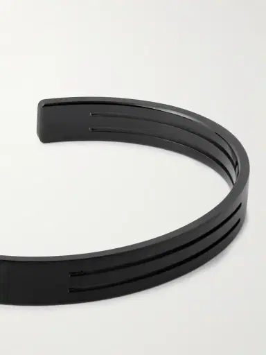 LE GRAMME 8g Punched Ribbon Recycled-Titanium Cuff - Men | Thumbnail 4 LE GRAMME 8g Punched Ribbon Recycled-Titanium Cuff - Men | Thumbnail 4