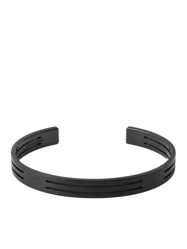 LE GRAMME 8g Punched Ribbon Recycled-Titanium Cuff - Men | Thumbnail 1 LE GRAMME 8g Punched Ribbon Recycled-Titanium Cuff - Men | Thumbnail 1