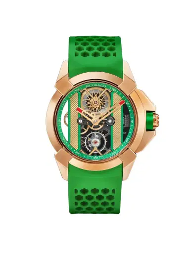 Jacob & Co. Epic X Limited Edition Hand-Wound Skeleton Chronograph 18-Karat Rose Gold Watch, Ref. EX120.43.AC.AC.ABRUA - Men | Thumbnail 1 Jacob & Co. Epic X Limited Edition Hand-Wound Skeleton Chronograph 18-Karat Rose Gold Watch, Ref. EX120.43.AC.AC.ABRUA - Men | Thumbnail 1