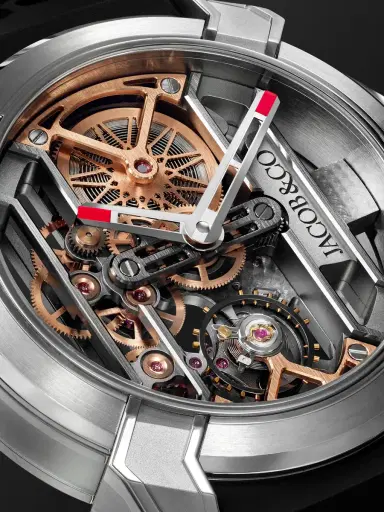 Jacob & Co. Epic X Hand-Wound Skeleton Titanium Watch, Ref. EX110.20.AA.AA.ABRUA - Men | Thumbnail 6