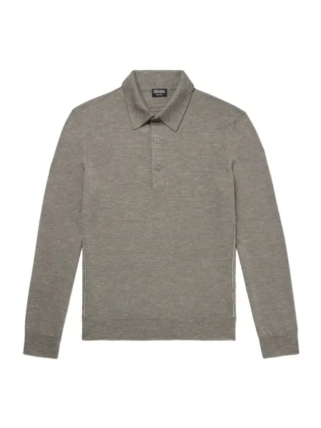 Silk, Cashmere and Linen-Blend Polo Shirt - Men