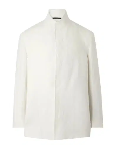 Zegna Mandarin-Collar Unstructrured Linen Blazer - Men | Thumbnail 1 Zegna Mandarin-Collar Unstructrured Linen Blazer - Men | Thumbnail 1