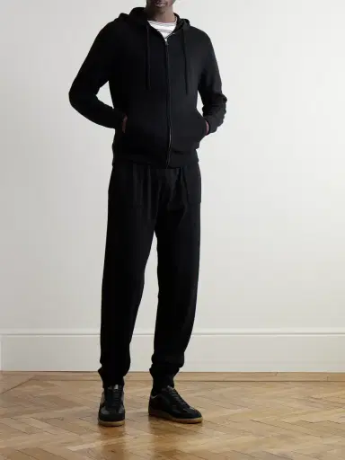 MR P. Wool and Cashmere-Blend Zip-Up Hoodie - Men | Thumbnail 2
