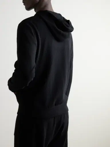 MR P. Wool and Cashmere-Blend Zip-Up Hoodie - Men | Thumbnail 3