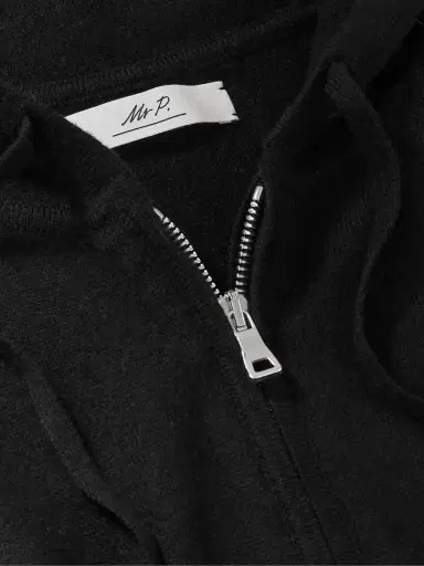 MR P. Wool and Cashmere-Blend Zip-Up Hoodie - Men | Thumbnail 4