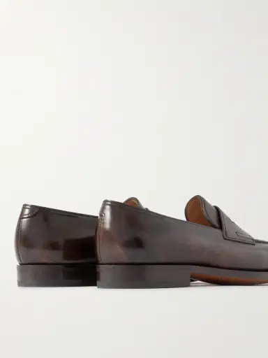 John Lobb Lopez Leather Penny Loafers - Men | Thumbnail 5