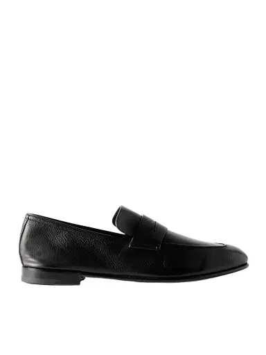 Zegna L'Asola SECONDSKIN Full-Grain Leather Penny Loafers - Men | Thumbnail 1