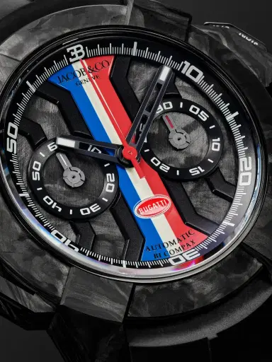Jacob & Co. Bugatti Epic X Limited Edition Automatic Chronograph Carbon Fibre and Titanium Watch, Ref. EC333.29.AA.AA.A - Men | Thumbnail 6 Jacob & Co. Bugatti Epic X Limited Edition Automatic Chronograph Carbon Fibre and Titanium Watch, Ref. EC333.29.AA.AA.A - Men | Thumbnail 6