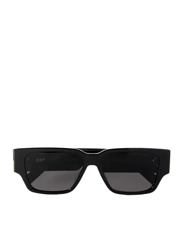 CD Diamond S5I Geometric Acetate and Silver-Tone Sunglasses - Men