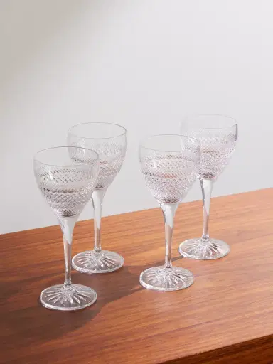 Soho Home Huxley Set of Four Wine Glasses - Men | Thumbnail 1