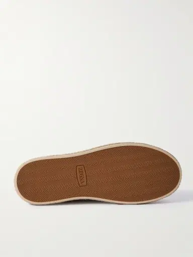 Zegna Triple Stitch™ Leather-Trimmed Suede Slip-On Sneakers - Men | Thumbnail 3 Zegna Triple Stitch™ Leather-Trimmed Suede Slip-On Sneakers - Men | Thumbnail 3