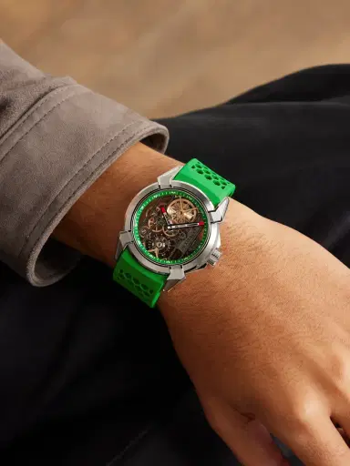 Jacob & Co. Epic X Limited Edition Hand-Wound Skeleton Chronograph Titanium Watch, Ref. EX110.20.AA.AC.ABRUA - Men | Thumbnail 2 Jacob & Co. Epic X Limited Edition Hand-Wound Skeleton Chronograph Titanium Watch, Ref. EX110.20.AA.AC.ABRUA - Men | Thumbnail 2