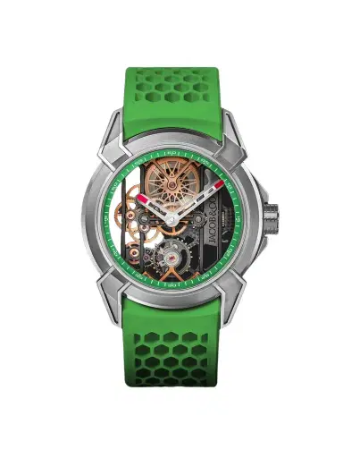Jacob & Co. Epic X Limited Edition Hand-Wound Skeleton Chronograph Titanium Watch, Ref. EX110.20.AA.AC.ABRUA - Men | Thumbnail 1 Jacob & Co. Epic X Limited Edition Hand-Wound Skeleton Chronograph Titanium Watch, Ref. EX110.20.AA.AC.ABRUA - Men | Thumbnail 1
