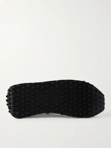 Golden Goose Marathon Leather and Suede-Trimmed Nylon Sneakers - Men | Thumbnail 3
