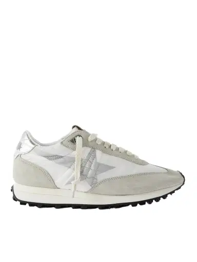 Golden Goose Marathon Leather and Suede-Trimmed Nylon Sneakers - Men | Thumbnail 1