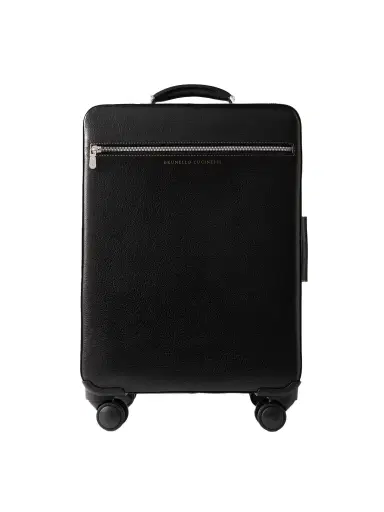 Brunello Cucinelli Full-Grain Leather Carry-On Suitcase - Men | Thumbnail 1 Brunello Cucinelli Full-Grain Leather Carry-On Suitcase - Men | Thumbnail 1