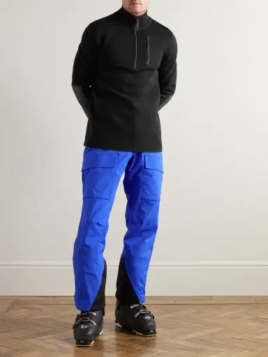 Aztech Mountain Matterhorn Shell-Trimmed Wool Half-Zip Ski Mid-Layer - Men | Thumbnail 2 Aztech Mountain Matterhorn Shell-Trimmed Wool Half-Zip Ski Mid-Layer - Men | Thumbnail 2