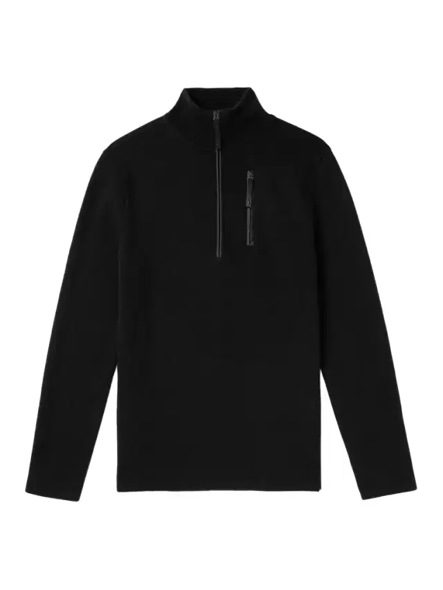 Matterhorn Shell-Trimmed Wool Half-Zip Ski Mid-Layer - Men