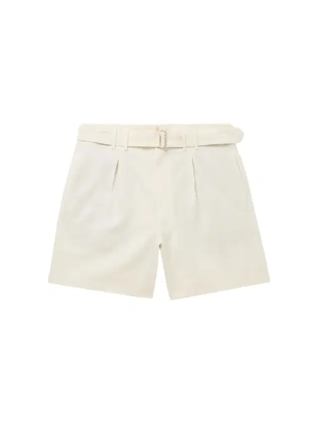 Wide-Leg Belted Pleated Linen Shorts - Men