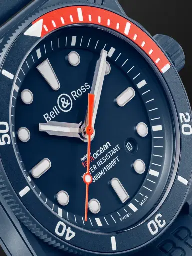 Bell & Ross BR 03-92 Diver Tara Limited Edition Automatic 42mm Ceramic and Rubber Watch, Ref. No. BR0392-D-TR-CE/SRB - Men | Thumbnail 5 Bell & Ross BR 03-92 Diver Tara Limited Edition Automatic 42mm Ceramic and Rubber Watch, Ref. No. BR0392-D-TR-CE/SRB - Men | Thumbnail 5