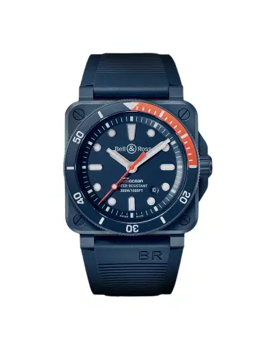 Bell & Ross BR 03-92 Diver Tara Limited Edition Automatic 42mm Ceramic and Rubber Watch, Ref. No. BR0392-D-TR-CE/SRB - Men | Thumbnail 1 Bell & Ross BR 03-92 Diver Tara Limited Edition Automatic 42mm Ceramic and Rubber Watch, Ref. No. BR0392-D-TR-CE/SRB - Men | Thumbnail 1