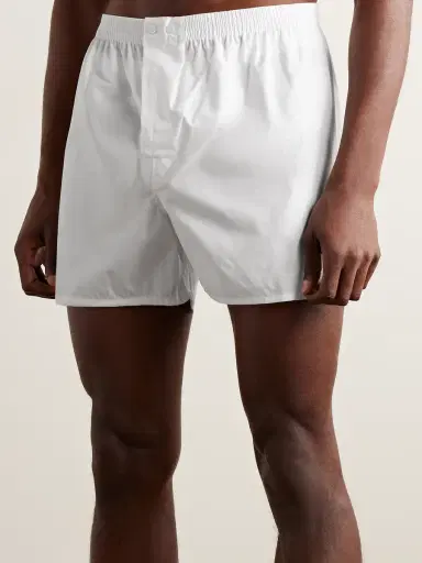 Derek Rose Savoy Cotton Boxer Shorts - Men | Thumbnail 2 Derek Rose Savoy Cotton Boxer Shorts - Men | Thumbnail 2