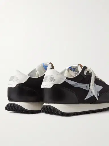 Golden Goose Marathon Leather-Trimmed Nylon Sneakers - Men | Thumbnail 5 Golden Goose Marathon Leather-Trimmed Nylon Sneakers - Men | Thumbnail 5