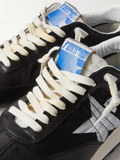 Golden Goose Marathon Leather-Trimmed Nylon Sneakers - Men | Thumbnail 6 Golden Goose Marathon Leather-Trimmed Nylon Sneakers - Men | Thumbnail 6