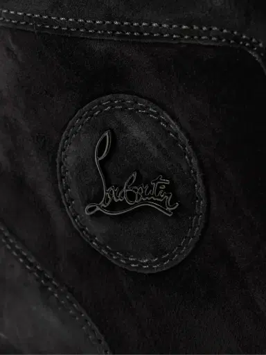 Christian Louboutin Louis Logo-Embellished Suede High-Top Sneakers - Men | Thumbnail 6 Christian Louboutin Louis Logo-Embellished Suede High-Top Sneakers - Men | Thumbnail 6