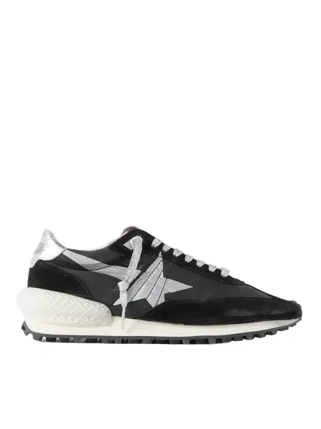 Marathon Leather and Suede-Trimmed Nylon Sneakers - Men