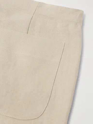Stòffa Straight-Leg Linen-Twill Drawstring Trousers - Men | Thumbnail 4 Stòffa Straight-Leg Linen-Twill Drawstring Trousers - Men | Thumbnail 4