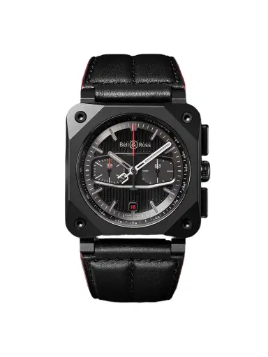 Bell & Ross BR 03-94 BLACKTRACK Limited Edition Automatic Chronograph Ceramic Watch, Ref. BR0394-BTR-CE/SCA - Men | Thumbnail 1 Bell & Ross BR 03-94 BLACKTRACK Limited Edition Automatic Chronograph Ceramic Watch, Ref. BR0394-BTR-CE/SCA - Men | Thumbnail 1