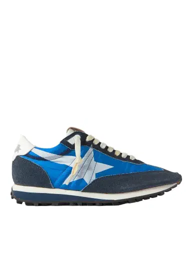 Golden Goose Marathon Leather and Suede-Trimmed Nylon Sneakers - Men | Thumbnail 1 Golden Goose Marathon Leather and Suede-Trimmed Nylon Sneakers - Men | Thumbnail 1
