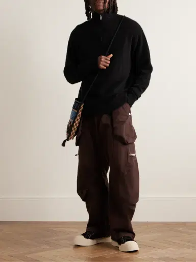 The Elder Statesman Cashmere Half-Zip Sweater - Men | Thumbnail 2