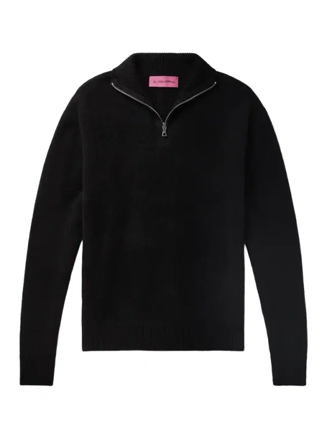 The Elder Statesman Cashmere Half-Zip Sweater - Men